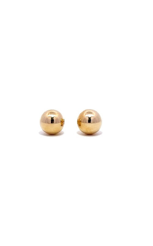 7mm 14k gold ball store stud earrings