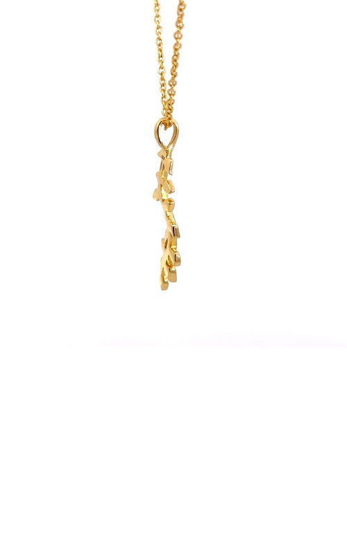 Jorge Revilla 'Ivy' Sterling silver Gold Plated Necklace  G14451