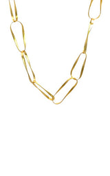 Jorge Revilla 'Twist' Sterling silver Gold Plated Necklace  G14466