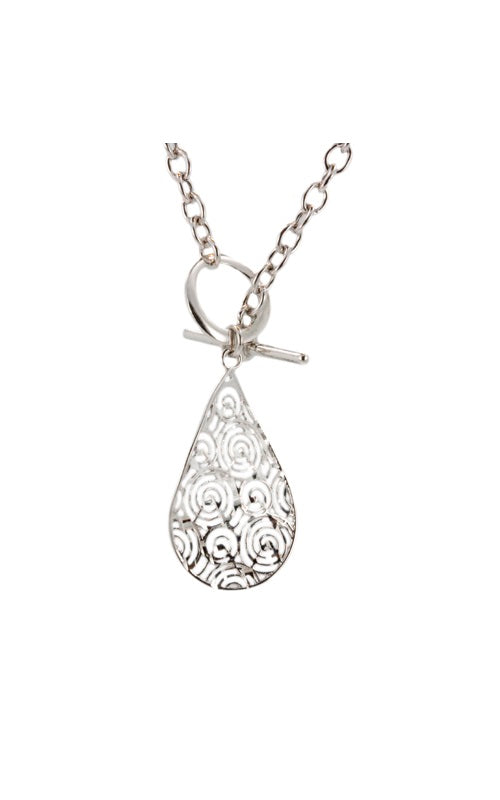 Silver Toggle Necklace G2751