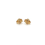 Solitaire Earrings (Martini-Set) - 14k Gold