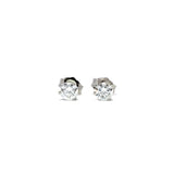 Solitaire Earrings (Martini-Set) - 14k Gold