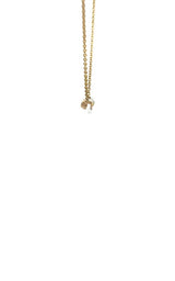 14K YELLOW GOLD DIAMOND NECKLACE G16862
