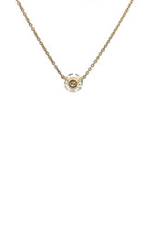 14K YELLOW GOLD DIAMOND PENDANT G16861