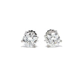 Solitaire Earrings (Martini-Set) - 14k Gold
