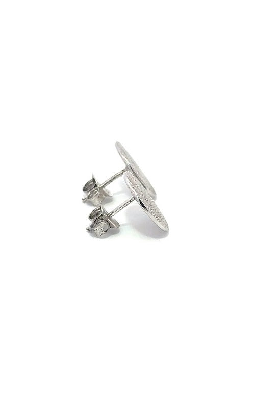 Sterling Silver Stud Earrings "Alhambra" G10383