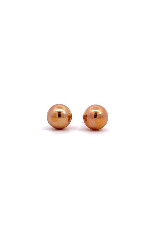 14K ROSE GOLD 7MM BALL STUD EARRINGS  G12648