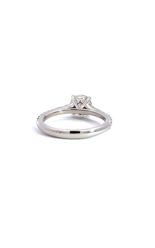 18K WHITE GOLD SOLITAIRE ENGAGEMENT RING  G11594