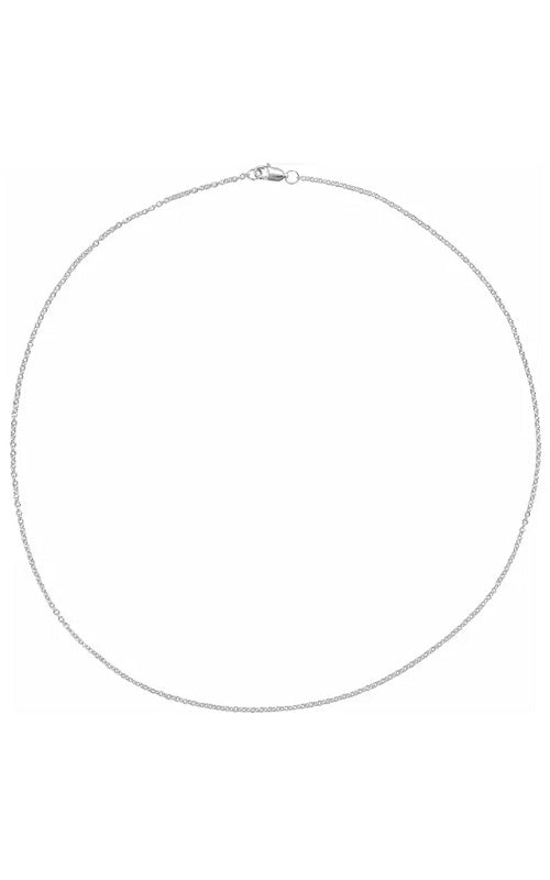 14k White Gold  Link Chain G12532
