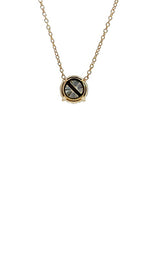10K YELLOW GOLD  SOLITAIRE LAB GROWN NECKLACES  G16650
