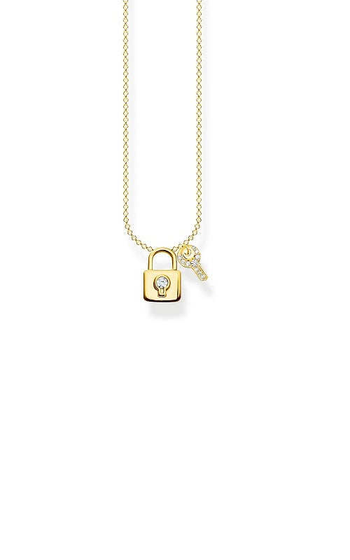 NECKLACES LOCK WITH KEY GOLD by Thomas Sabo