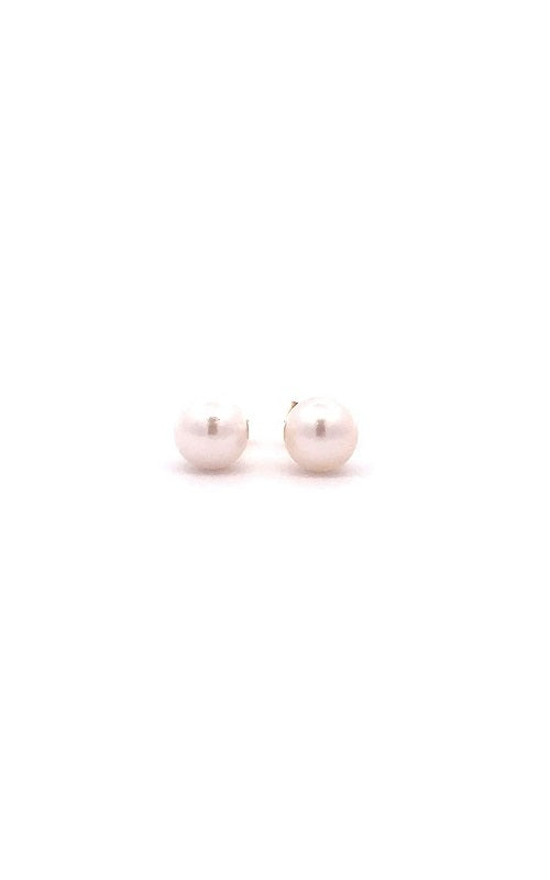 14K YELLOW GOLD AKOYA PEARLS STUD EARRINGS - 5-5.5MM G16295