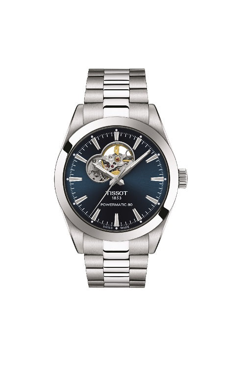 Tissot " Gentleman Powermatic 80" Open Heart watch T127.407.11.041.01