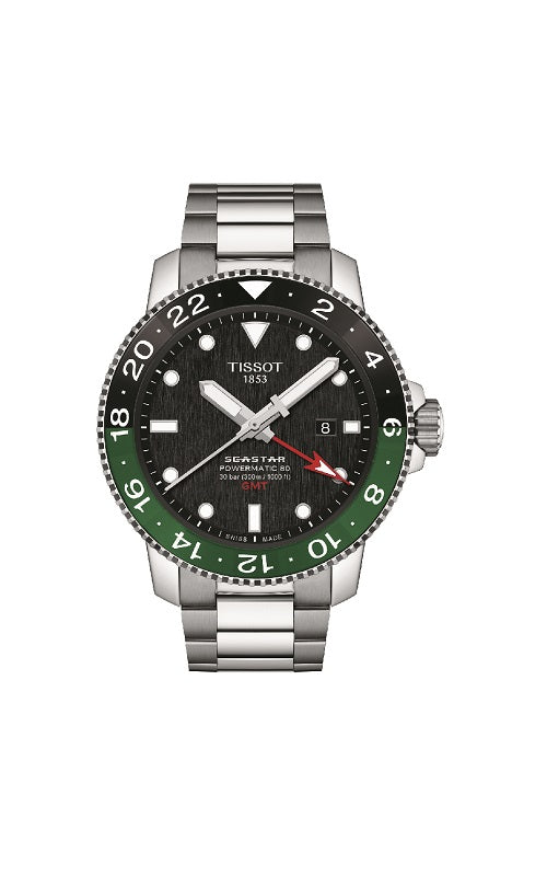 Tissot " SEASTAR 1000 POWERMATIC 80 GMT" Mens  watch T120.429.11.051.01