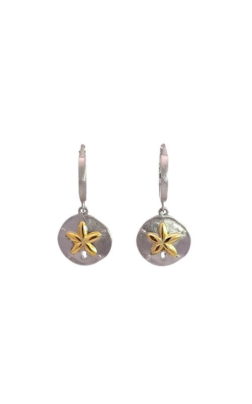 Jorge Revilla 'Sweeties' Sterling silver and Gold Plated Starfish Earrings G14446