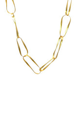 Jorge Revilla 'Twist' Sterling silver Gold Plated Necklace  G14466