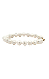 14K YELLOW GOLD PEARL BRACELET  G14554