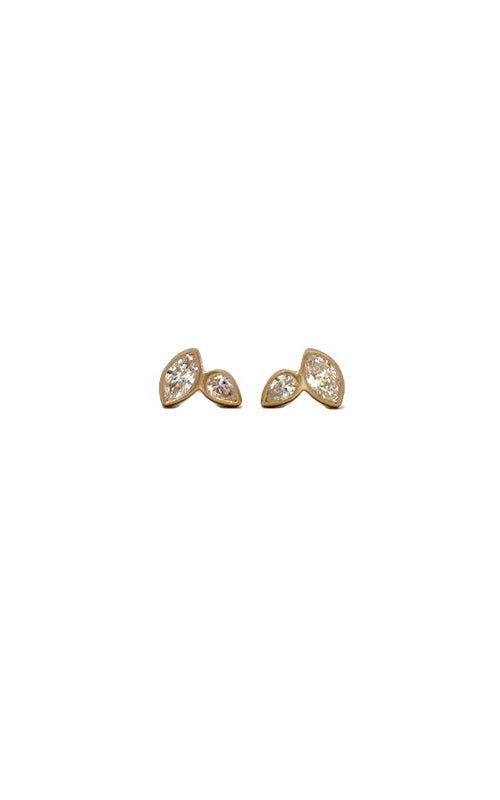 14K YELLOW GOLD DIAMOND CLIMBER EARRINGS G14653