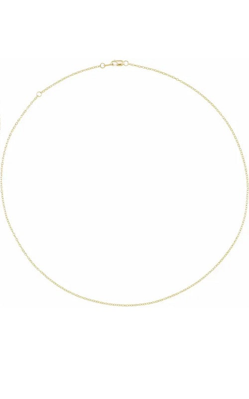 14k Yellow Gold Cable Chain G14676