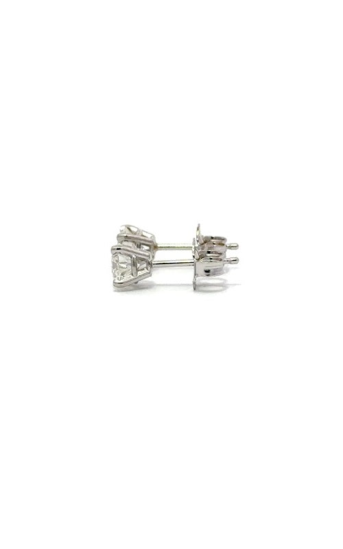 14K WHITE GOLD STUD EARRINGS  G15234