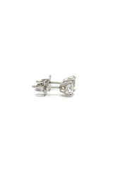 14K WHITE GOLD STUD EARRINGS  G15234