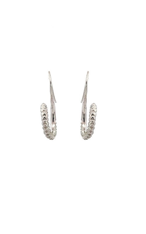 Sterling Silver Dangle Earrings 'Nautilus' G15307