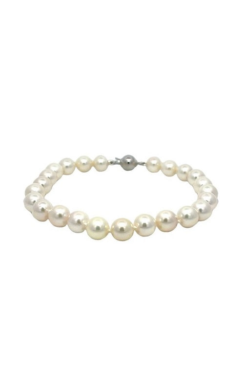 14K WHITE GOLD PEARL BRACELET  G15724