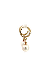 14k YELLOW GOLD EARRINGS AKOYA PEARLS  G16297