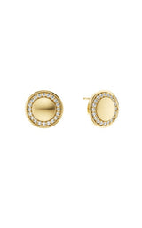 10K YELLOW GOLD LAB GROWN DIAMOND STUD EARRINGS  G16800