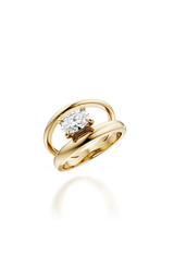 10K YELLOW GOLD LAB GROWN DIAMOND RING G16813