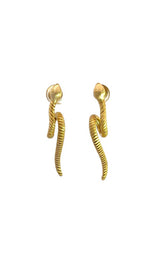 Jorge Revilla "Snake" Drop Stud earrings Push backs  G16909