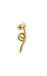 Jorge Revilla "Snake" Drop Stud earrings Push backs  G16909