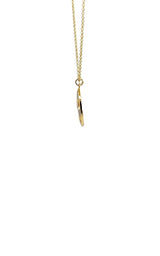 Sterling silver and Gold Plated 'Ribbon' Necklace  G16917