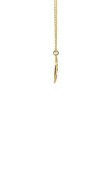 Sterling silver and Gold Plated 'Ribbon' Necklace  G16917