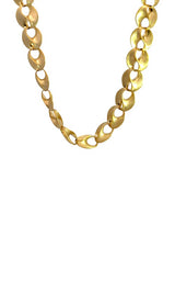 Sterling Silver Gold Plated 'Love' Necklaces G16926