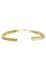 Jorge Revilla  'Waves'  Sterling Silver Gold Plated Bangle  G16928