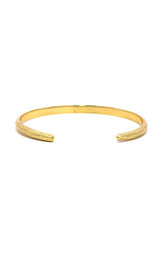 Jorge Revilla  'Earth'  Sterling Silver Gold Plated Bangle  G16930