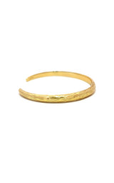 Jorge Revilla  'Earth'  Sterling Silver Gold Plated Bangle  G16930