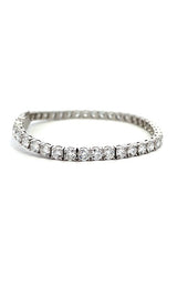 14K WHITE GOLD LAB GROWN DIAMONDS TENNIS BRACELET  G16770