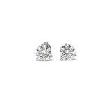 Solitaire Earrings (Martini-Set) - 14k Gold