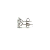 Solitaire Earrings (Martini-Set) - 14k Gold