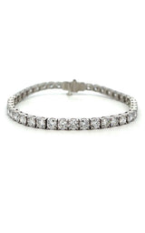 14K WHITE GOLD LAB GROWN DIAMONDS TENNIS BRACELET  G16770