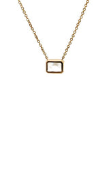 14K YELLOW GOLD  SOLITAIRE LAB GROWN NECKLACES  G17263