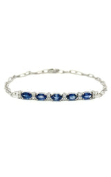 14K YELLOW GOLD DIAMOND BOLO BRACELET  G16131