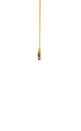 14K YELLOW GOLD EMERALD NECKLACE G16130