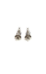 14K WHITE GOLD SAPPHIRE EARRINGS G17126