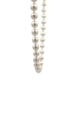 14K YELLOW GOLD AKOYA PEARLS NECKLACE - 18 INCHES  G16850