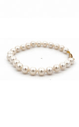 14K YELLOW GOLD PEARL BRACELET  G16855