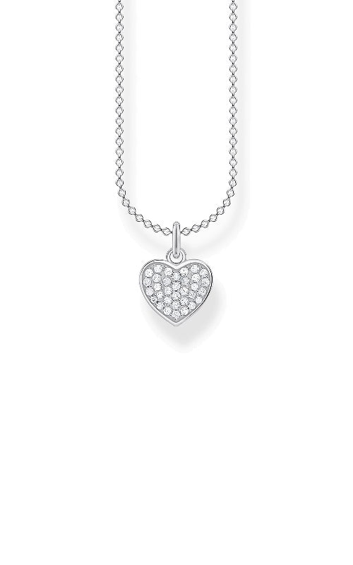 NECKLACE HEART PAVE by Thomas Sabo
