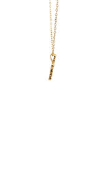 14K YELLOW GOLD DIAMOND CROSS PENDANT G16143